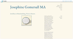 Desktop Screenshot of josephinegomersall.artweb.com