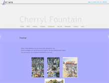 Tablet Screenshot of cherrylfountain.artweb.com