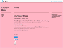 Tablet Screenshot of mcalistairhood.artweb.com