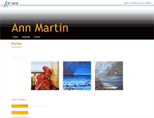 Tablet Screenshot of annmartin.artweb.com